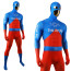 Justice League The Atom Ray Palmer Costume - Blue Red Bodysuit Atom Cosplay