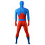 Justice League The Atom Ray Palmer Costume - Blue Red Bodysuit Atom Cosplay