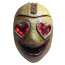 Heart Eyes Killer Mask Prop - Halloween Horror Killer Cosplay Costume Mask