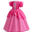 Girls Super Mario Bros Princess Peach Costume - Pink Dress Princess Peach Cosplay