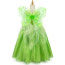 Disney Tinker Bell Costume - Girls Green Classic Fairy Dress Tinker Bell Cosplay
