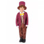 Kids Willy Wonka & the Chocolate Factory 1971 Willy Wonka Costume - Red Coat Pants Set Willy Wonka Cosplay