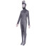 Labubu The Monsters Hidden ID Costume - Grey Bodysuit Mask Set Grey Labubu Cosplay