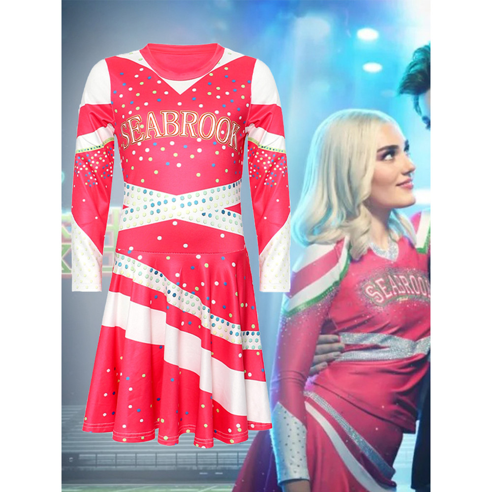 Zombies Addison Wells Costume - Seabrook Cheerleading Uniform Addison Wells Cosplay