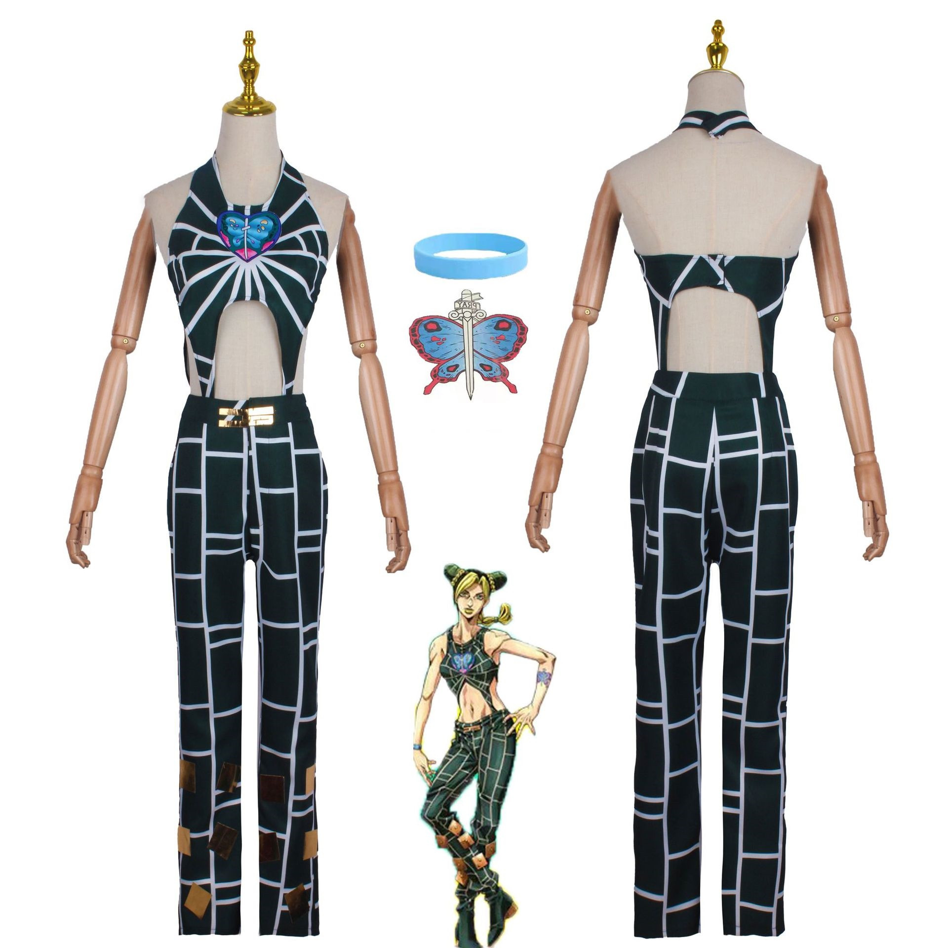 Jolyne Cujoh JoJo's Bizarre Adventure Cosplay Costume
