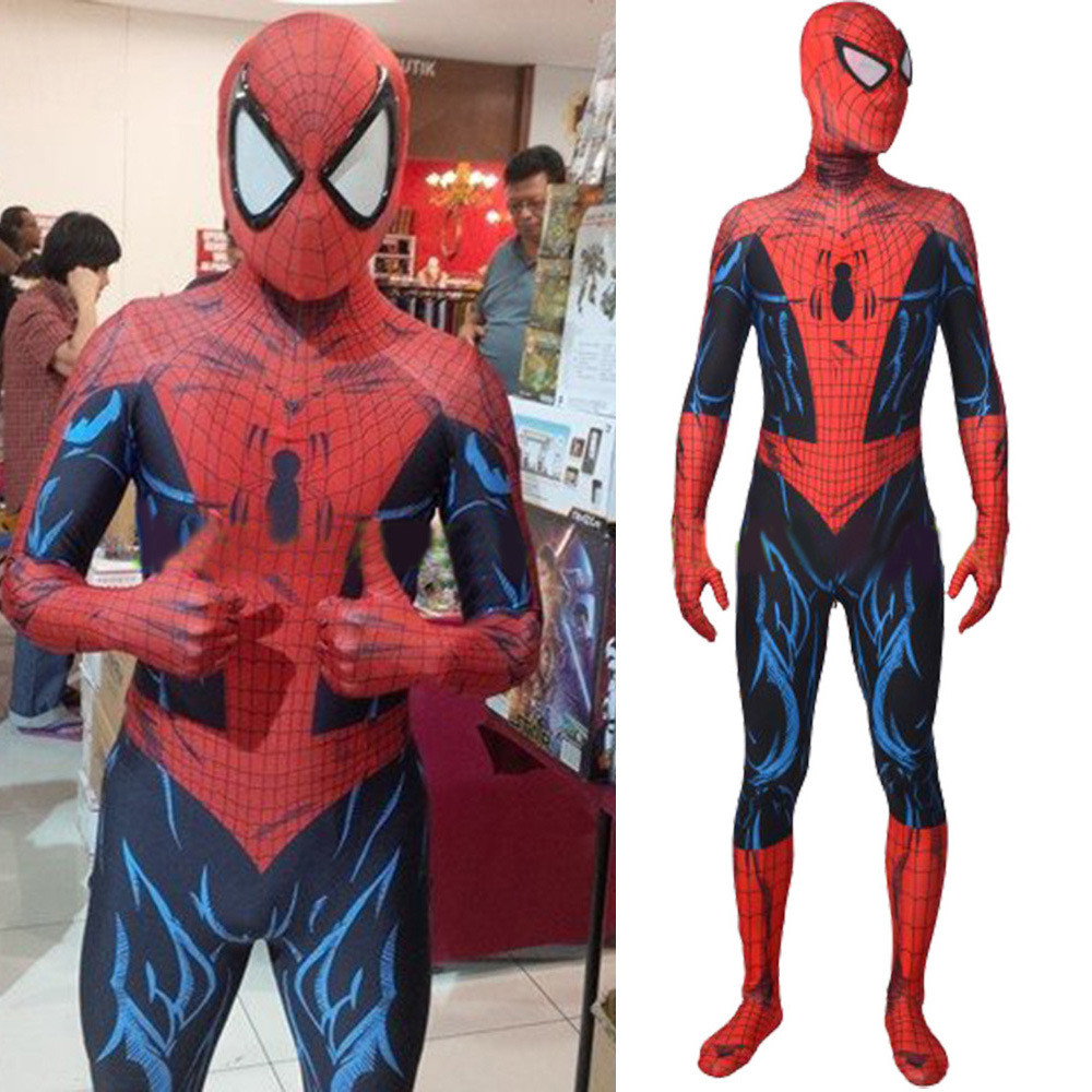 Todd Mcfarlane Comic Spider-Man Costume - Bodysuit Spider-Man Cosplay
