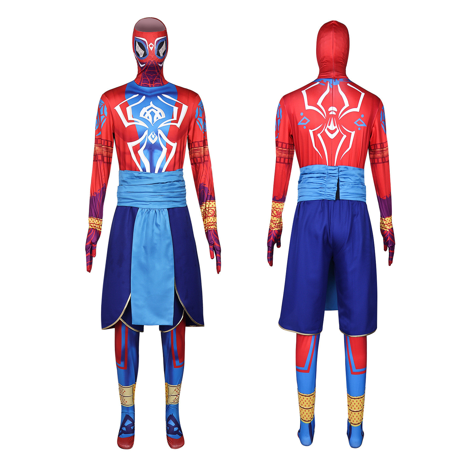 Spider-Man India Pavitr Prabhakar Costume - Jumpsui Mask Accessories Spider-Man India Cosplay