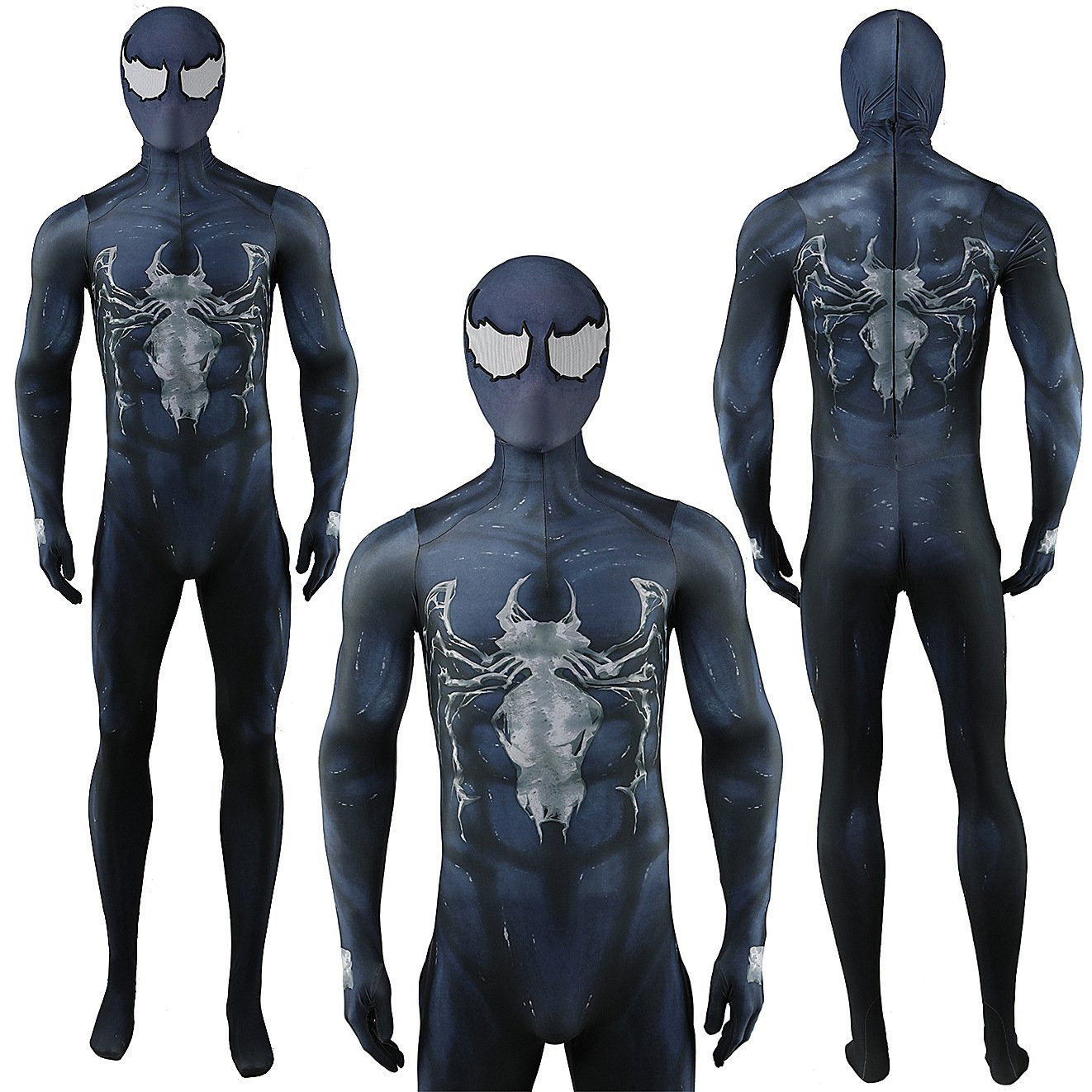 Venom Symbiote Costume - Tattered Type2 Bodysuit Venom Cosplay