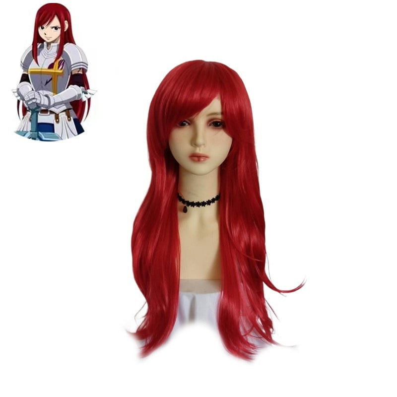 Fairy Tail Ezra Scarlet Wig - Ezra Scarlet Cosplay Costume Wig Prop