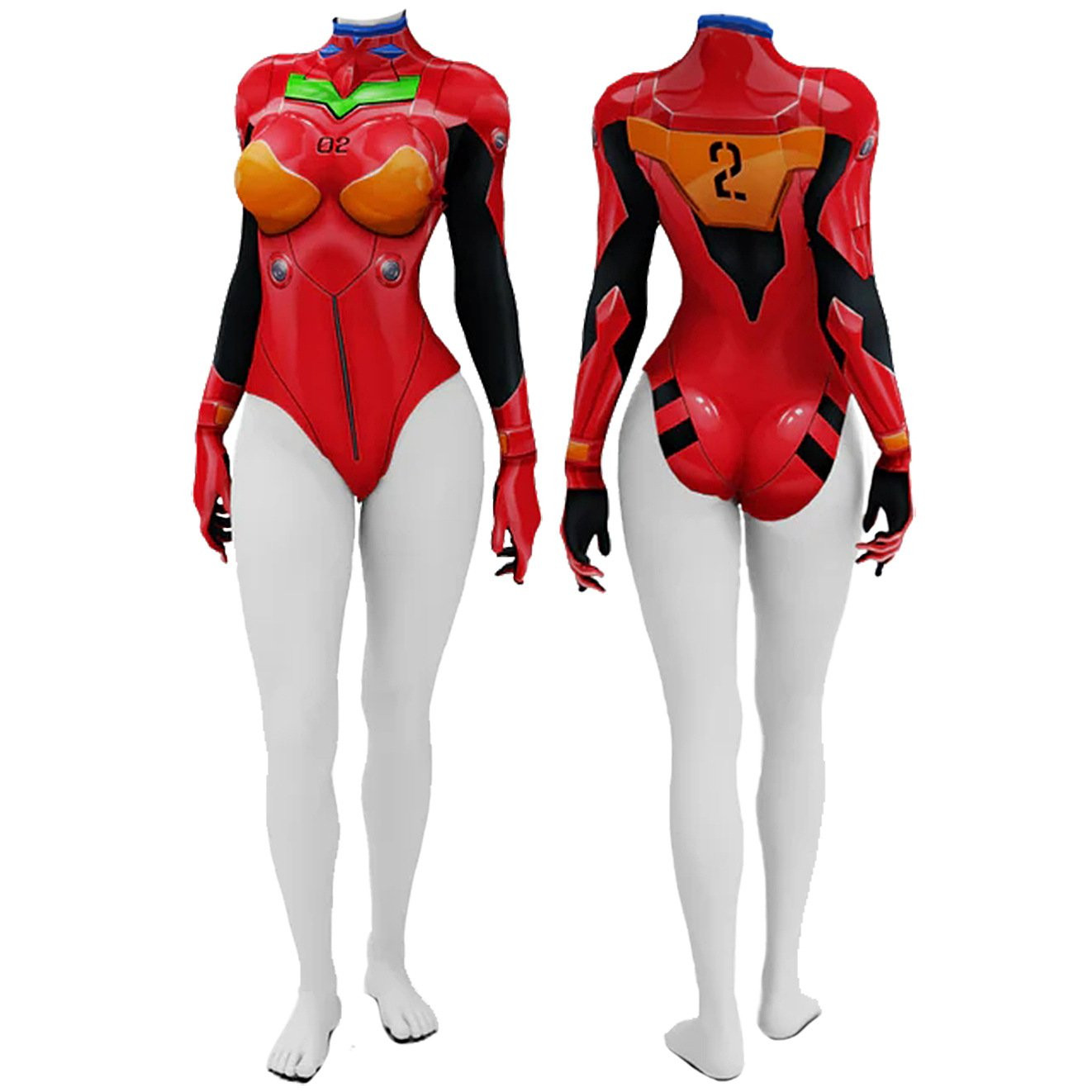Neon Genesis Evangelion Asuka Langley Sohryu Bikini Swimsuit Costume - Swimsuit Asuka Langley Sohryu Cosplay