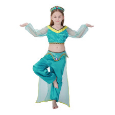Girls Jasmine Cosplay Costume Dress