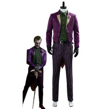 Mortal Kombat 11 The Joker Deluxe Costume - Purple Green Suit Joker Cosplay