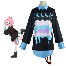 Jellyfish Can't Swin In The Night Kiui Watase Costume - Black Blue Dress Kiui Watase Cosplay