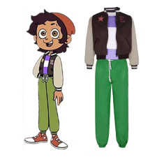 The Owl House Luz Noceda Costume - Jacket Pants Shirt Hat Set Luz Noceda Cosplay