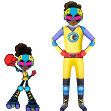 Moon Girl From Moon Girl and Devil Dinosaur Marvel Lycra Cosplay Costume