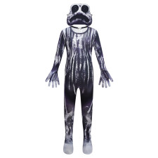 Kids Zoonomaly Monster Horse Costume - Black & White Bodysuit Mask Monster Horse Cosplay