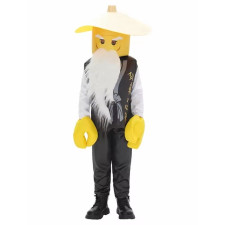 Kids Ninjago Wu Costume - Bodysuit Mask Hat Set Wu Cosplay