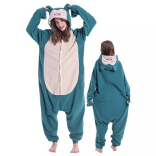 Kids Smiling Snorlax Costume - Onesie Jumpsuit Smiling Snorlax Cosplay