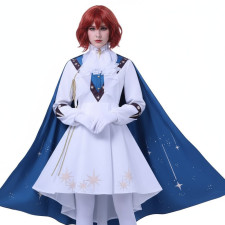 Reverse 1999 Sonetto Costume - White Dress Cape Set Sonetto Cosplay