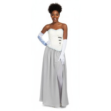 Corpse Bride Emily Costume - Grey White Dress Emily Corpse Bride Cosplay