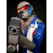 Overwatch Soldier 76 Mask With Prop - Soldier 76 Cosplay Costume Mask