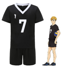 Haikyuu Miya Atsumu Costume - Black Jersey Miya Atsumu Cosplay