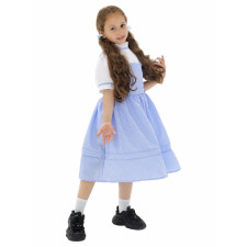 Girls Wizard of Oz Dorothy Costume - Shirt Dress Dorothy Cosplay