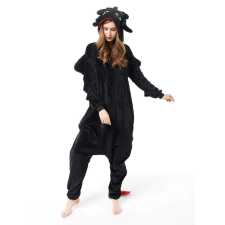 How To Train Your Dragon Toothless Dragon Costume - Onesie Jumpsuit Toothless Dragon Cosplay