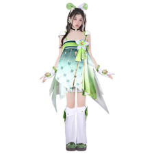 Wuthering Waves Verina Costume - Green Dress Set Verina Cosplay