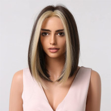 Dua Lipa Wig - Short Blonde Bangs Wig Dua Lipa Cosplay Costume