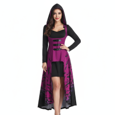 Halloween Witch Costume - Purple Dress Witch Cosplay