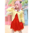 Spy × Family Anya Forger Costume - Red Yellow Dress Set Anya Forger Cosplay