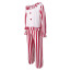 Clown in a Cornfield Costume - Striped Shirt Pants Clown Cosplay