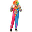 Kids Clown Costume - Rainbow Jumpsuit Clown Cosplay