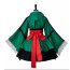Marvel United Female Deku Costume - Green Dress Hood Set Female Deku Cosplay