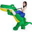 Riding Crocodile Inflatable Costume