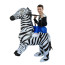 Riding Zebra Inflatable Costume