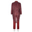 The Mask Jim Carrey Costume - Red Tailcoat Suit Jim Carrey Cosplay