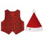 California Elf Holiday Vest and Hat Costume - Kids Elf Holiday Vest Cosplay