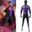 Deadpool 3 Gambit Channing Tatum Costume - Black Purple Bodysuit Gambit Cosplay