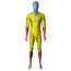 One Punch Man Saitama Costume - Yellow Muscle Pattern Bodysuit One Punch Man Cosplay