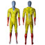 One Punch Man Saitama Costume - Yellow Muscle Pattern Bodysuit One Punch Man Cosplay