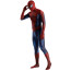 The Amazing Spider-Man Spiderman Costume - Fullsuit Minimalist Back Logo Spiderman Cosplay
