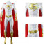Superman: Man of Steel Superman Costume - White Gold Bodysuit Superman Cosplay
