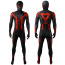 Tron Ares Costume - Black And Red Bodysuit Mask Ares Cosplay