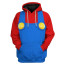 Super Mario Bros Movie 2023 Mario Hoodie - Mario Cosplay Costume Hoodie