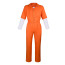 Morbius Prison Costume - Orange Jumpsuit White Shirt Set Morbius Cosplay