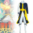 Fairy Tail Natsu Dragneel Costume - Blue Coat Pants Set Natsu Dargneel Cosplay