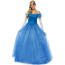 New Cinderella Blue Dress Cosplay Costume