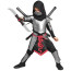 Kids Ninja Costume - Black Silver Suit Ninja Cosplay